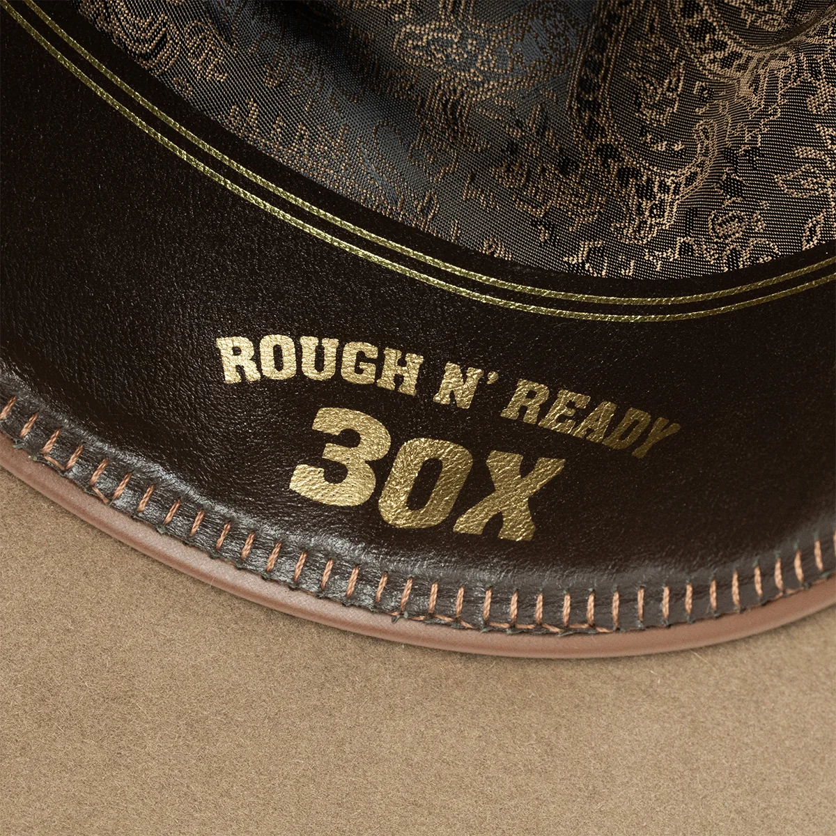 30X Rough N Ready Open Crown Cowboy Hat - Image 7