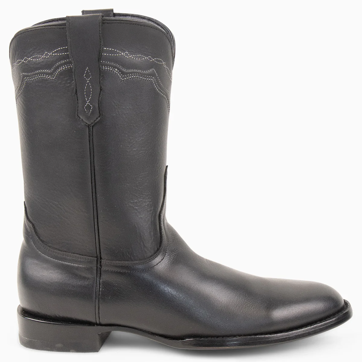 Black Jersey Cowhide - Round