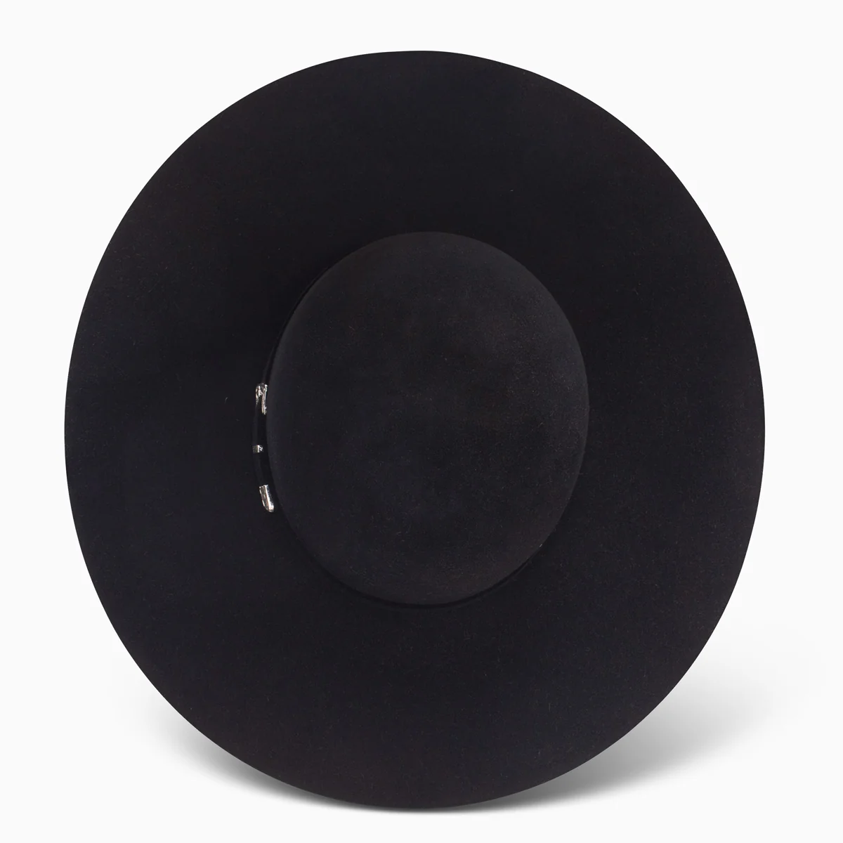 20X Black Gold Open Crown Cowboy Hat - Image 5
