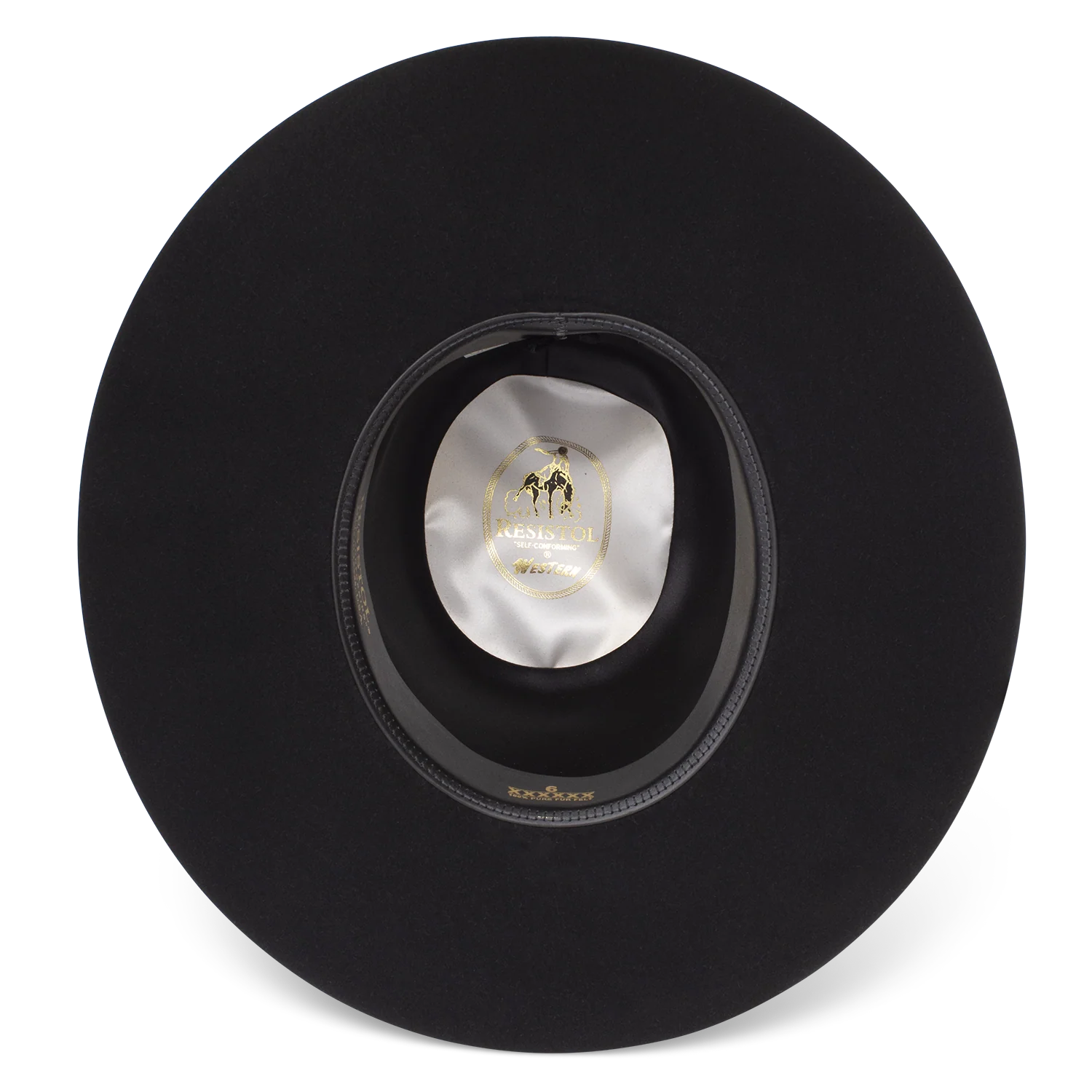6X Midnight Open Crown Cowboy Hat - Image 5