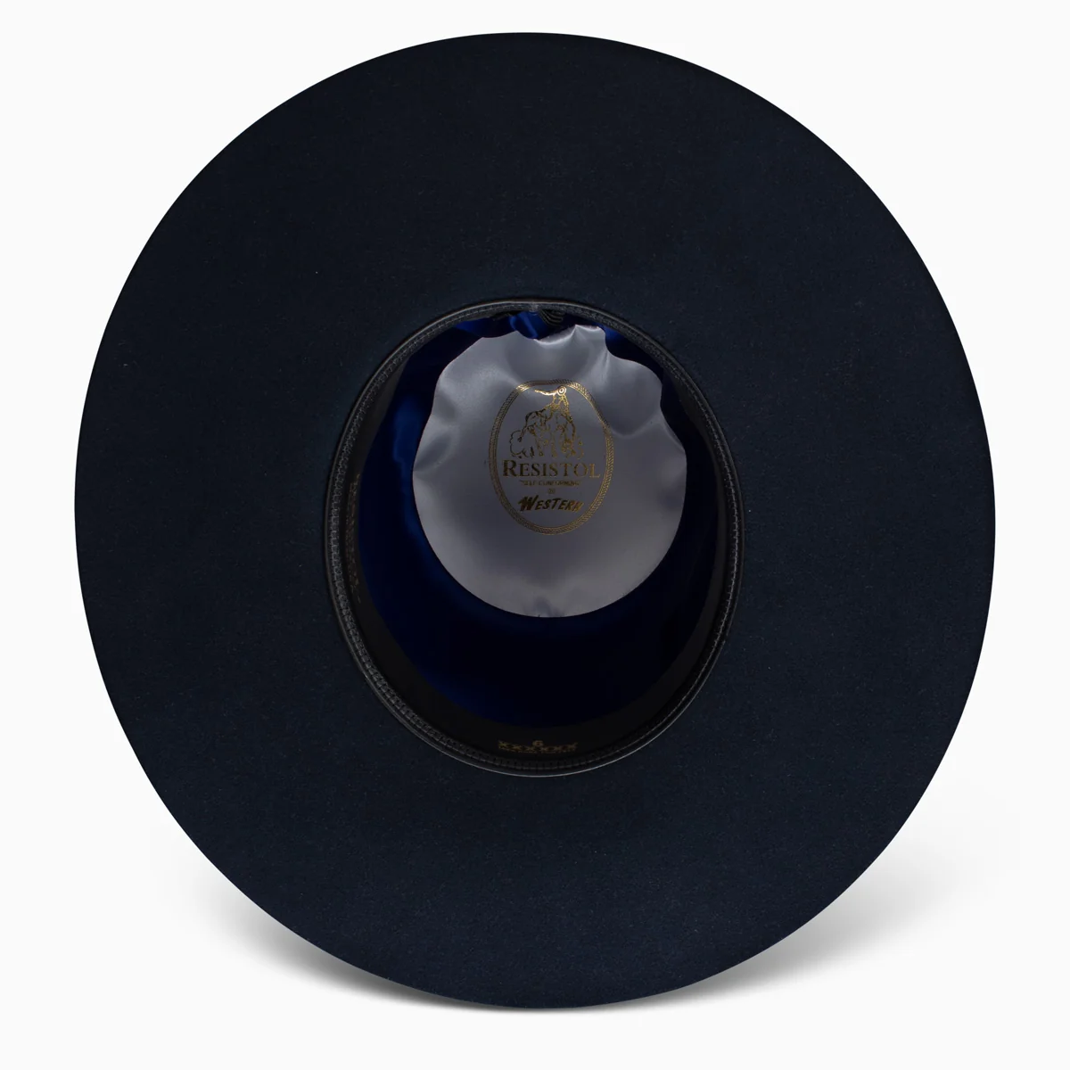 6X Navy Midnight Open Crown Cowboy Hat - Image 5