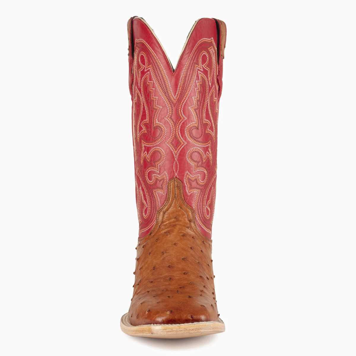 Cognac Full Quill Ostrich - Square - Image 4