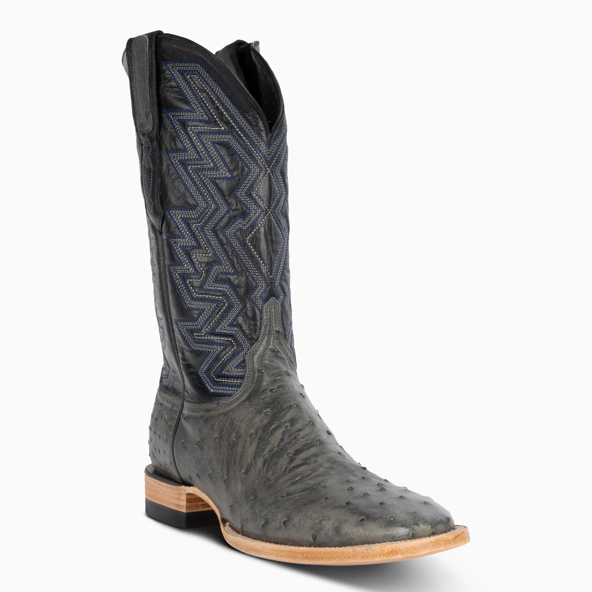 Grey Full Quill Ostrich - Square - Image 2