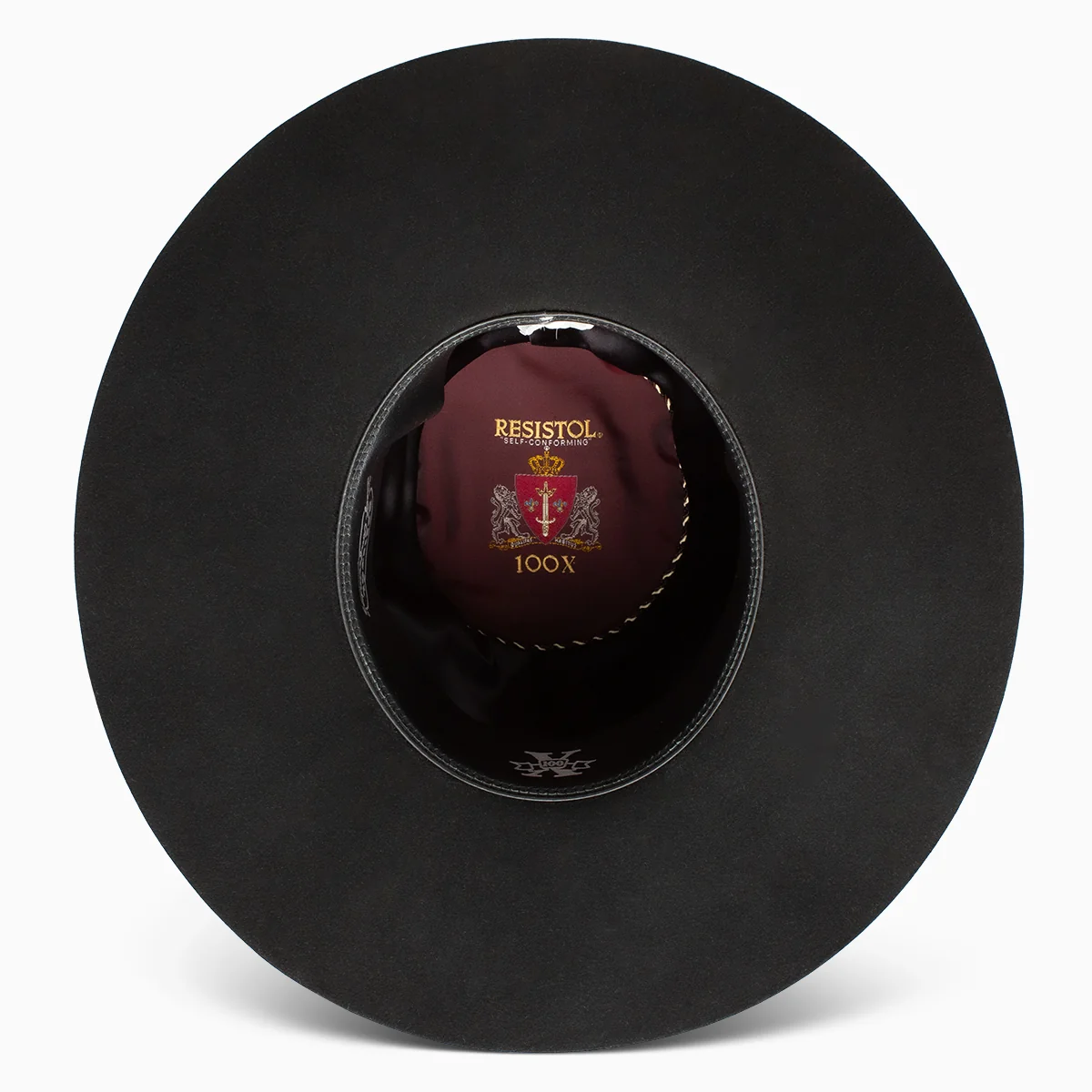 Resistol 100X Open Crown Cowboy Hat - Image 5