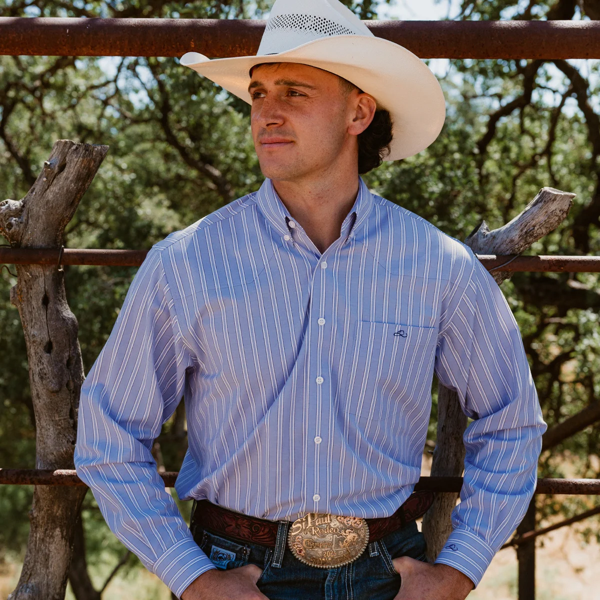 Resistol Dress Shirt - Blue - Image 2