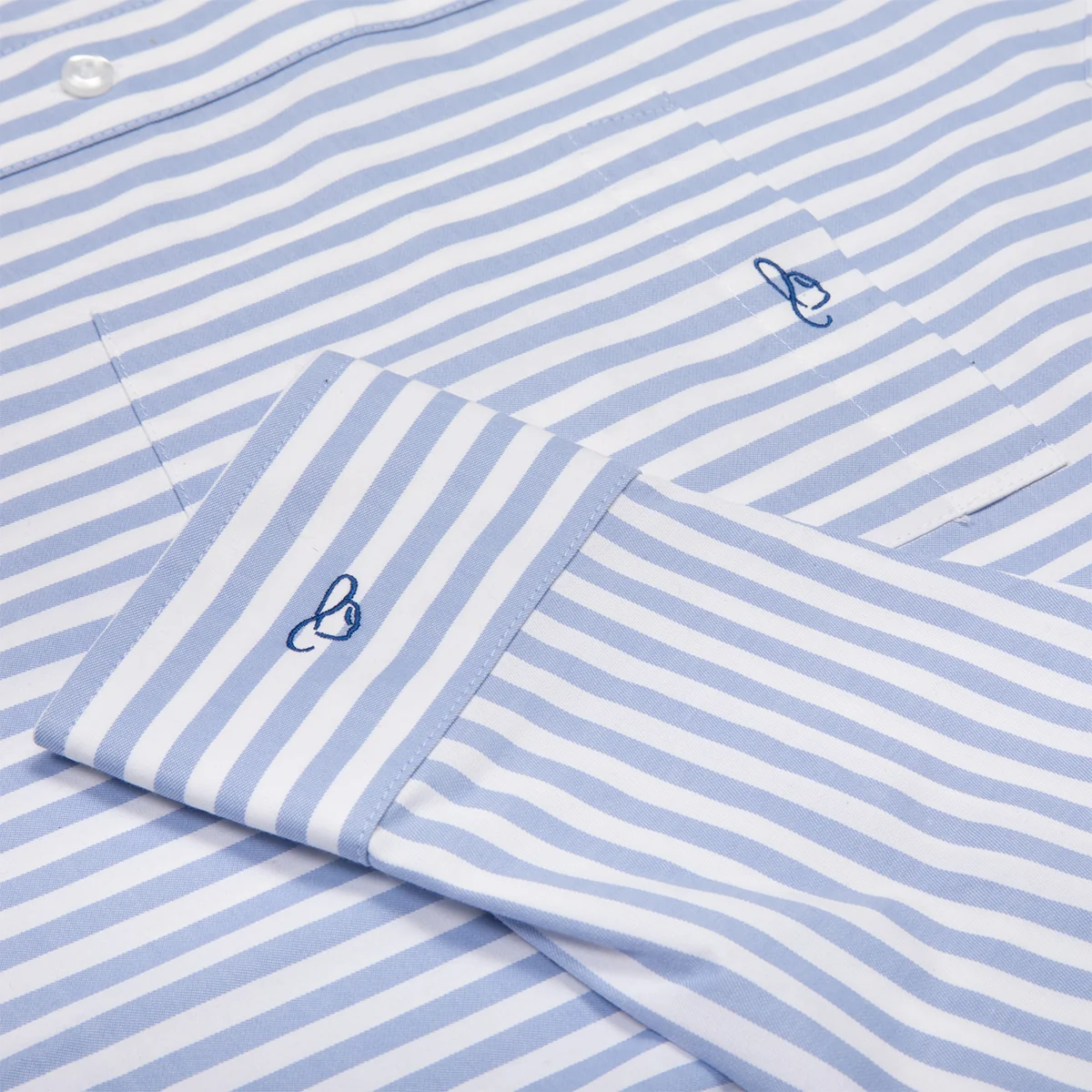 Resistol Marketing Shirt - Blue & White Stripe - Image 5