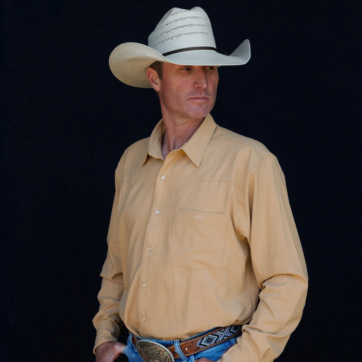 Resistol Performance Shirt - Tan - Image 2