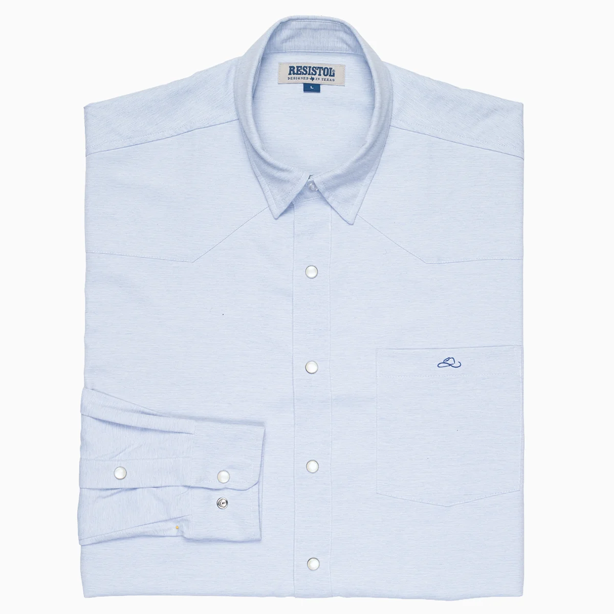 Resistol Performance Shirt - Light Blue - Image 3