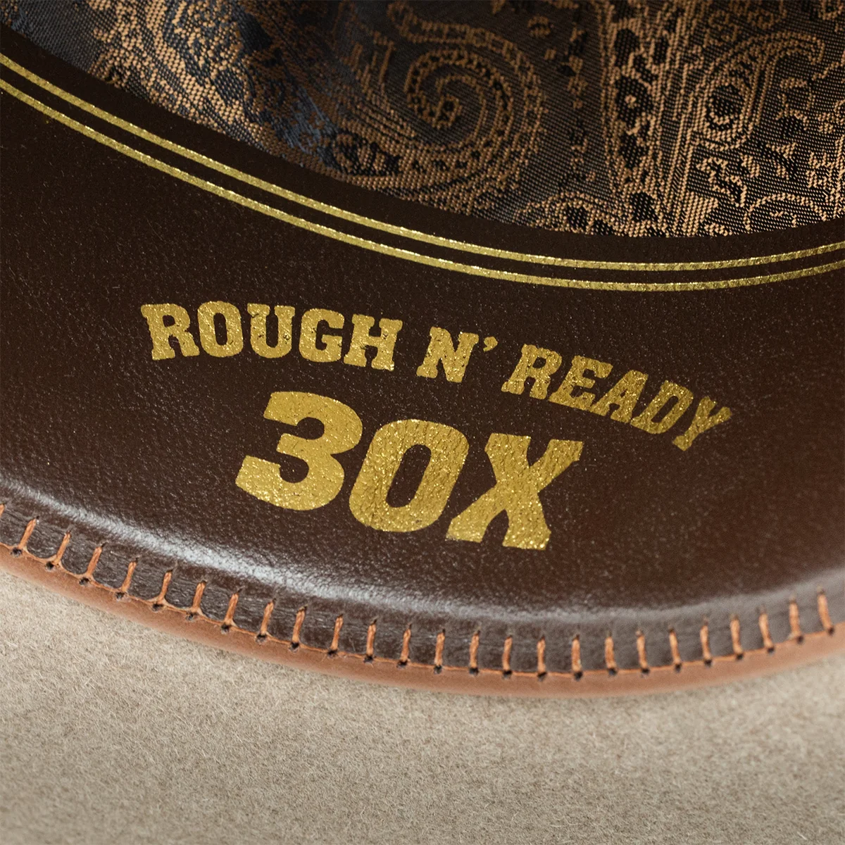 30X Rough N Ready Open Crown Cowboy Hat - Image 8